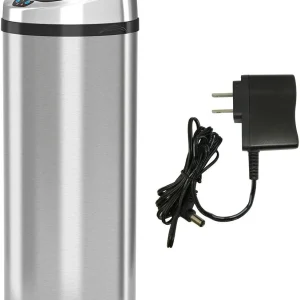 Kitchen Automatic Stainless Steel Touchless Trash Can Garbage Bin Motion Sensor