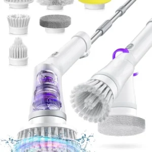 NBONEBS Electric Spin Scrubber, Cordless Shower Scrubber Rotary Floor Brushes